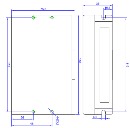 TC28型兩相混合式28步進(jìn)電機(jī)驅(qū)動器 驅(qū)動卡 可配用各式電動平臺