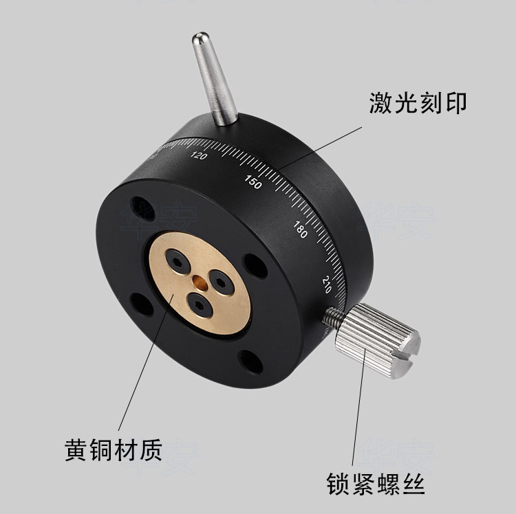 PT-PR25精密型手動旋轉(zhuǎn)臺360度旋轉(zhuǎn)臺米思米微調(diào)旋轉(zhuǎn)滑臺