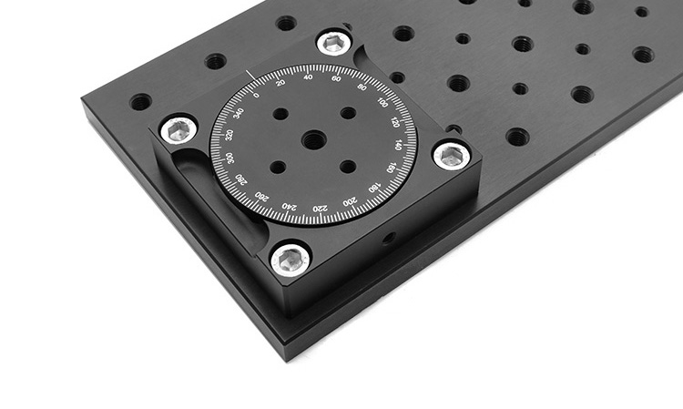 手動旋轉(zhuǎn)位移臺R軸微調(diào)底板光學(xué)實驗旋轉(zhuǎn)安裝座 PT-SD78