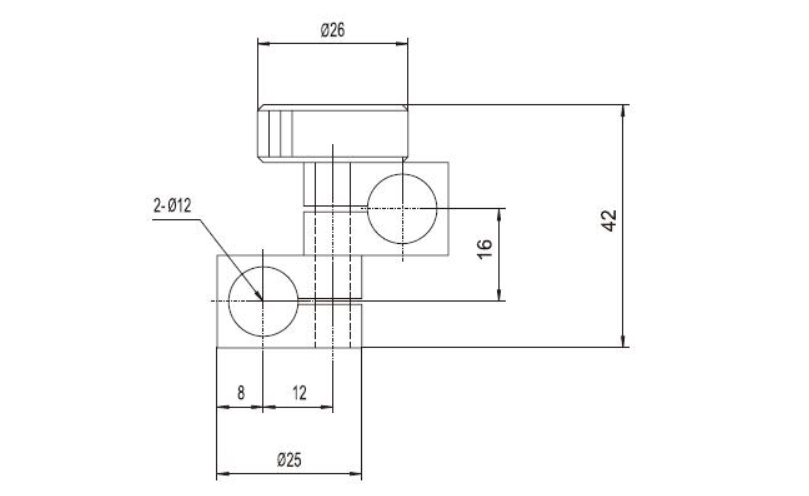 PG03-12交叉桿架，可以將2 根接桿按所需任意角度組合在一起