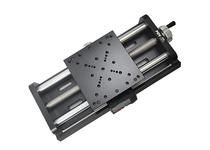 手動數(shù)顯平移臺 尺寸120X120 自鎖位移臺 行程50/75/100/150/200