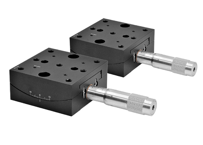 手動角度位移臺傾斜測角旋轉(zhuǎn)臺弧擺臺 PT-SD82