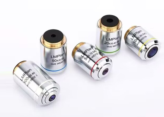 F=200明場(chǎng)金相5X/10X/20X/50X/100X顯微鏡物鏡