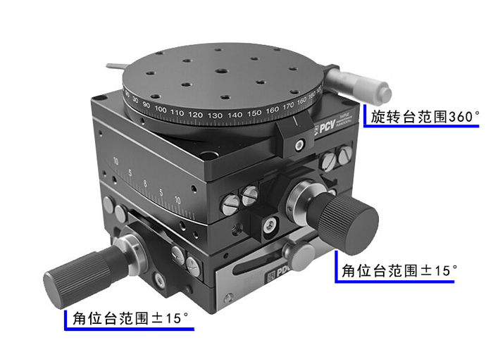 XY俯仰方位臺手動三維臺旋轉(zhuǎn)臺SDZ-310R100