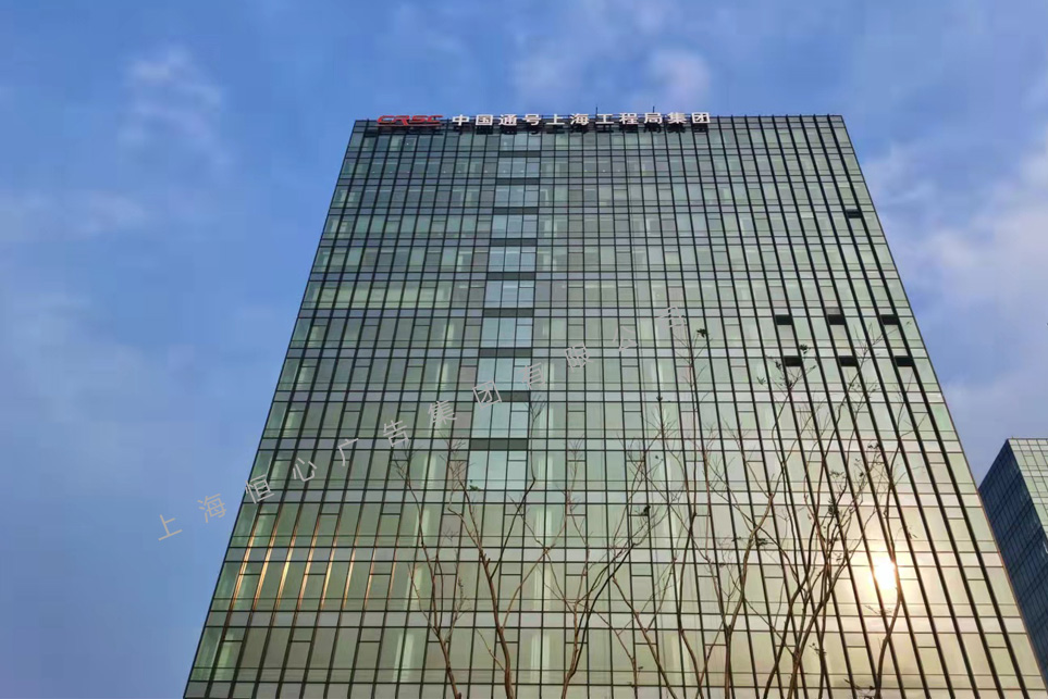 幕墻發(fā)光字效果